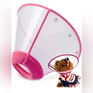 Adjustable recovery collar for pets